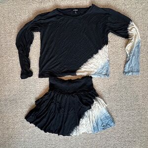 Flowers by Zoe FBZ Skirt & Shirt Tye Dye Set (Youth XL)